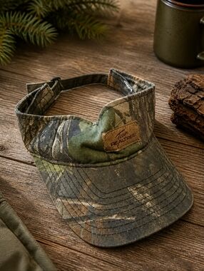 Realtree Camo Visor in Green and Brown